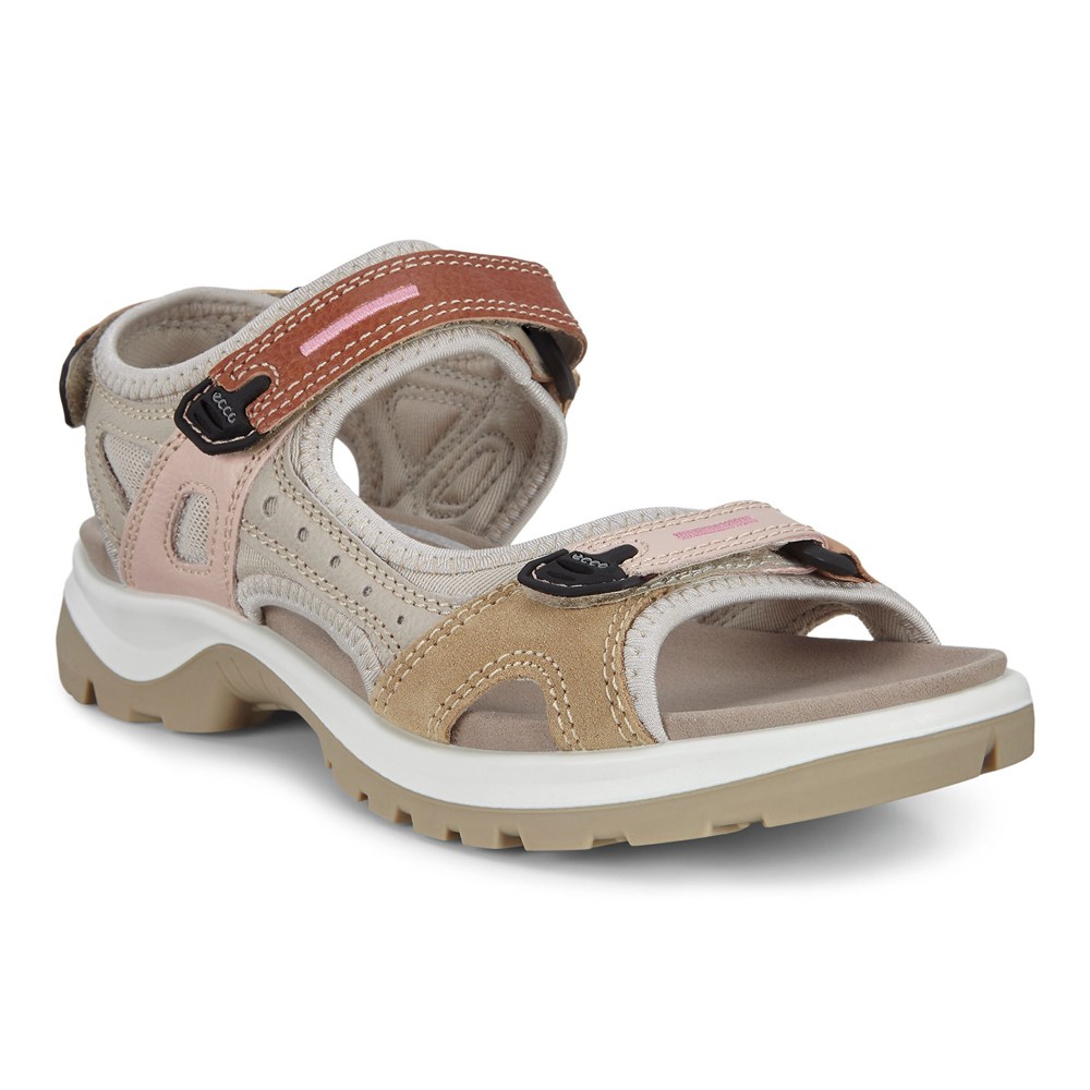 Womens Sandals - ECCO Offroad Flat - Multicolor - 4675SJFXN